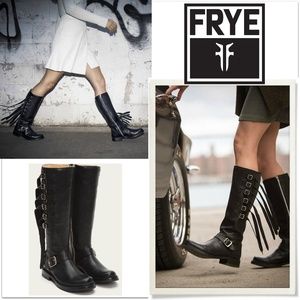 frye veronica strap tall boots
